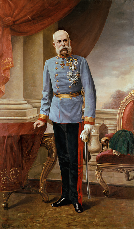 Kaiser Franz Josef I. von Österreich von Julius von Blaas