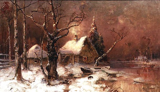 Winter Landscape von Julius Sergius Klever