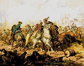 Die Schlacht von Parkany 1883