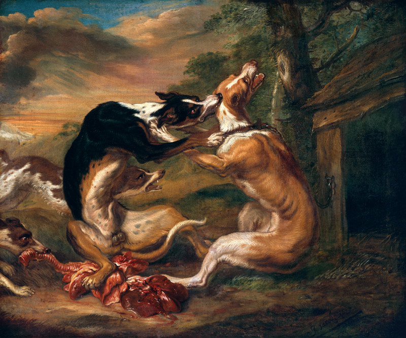 The Dog Fight von Juriaen Jacobsz