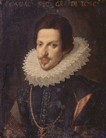 Bildnis von Cosimo de' Medici, Herzog der Toskana (1590-1621) von Justus Susterman