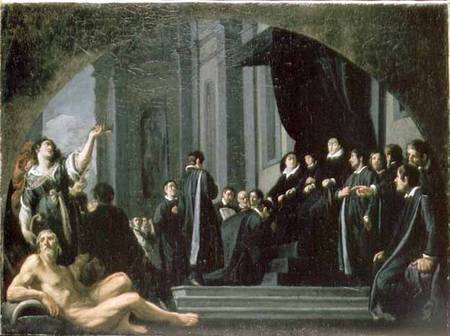 The Senators of Florence Swearing Allegiance to the Grand Duke of Tuscany von Justus Susterman