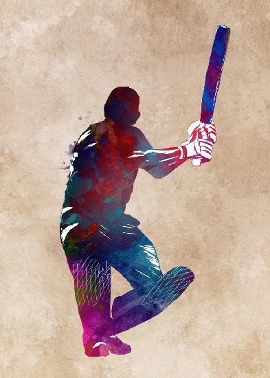 Cricket-Sportkunst 1