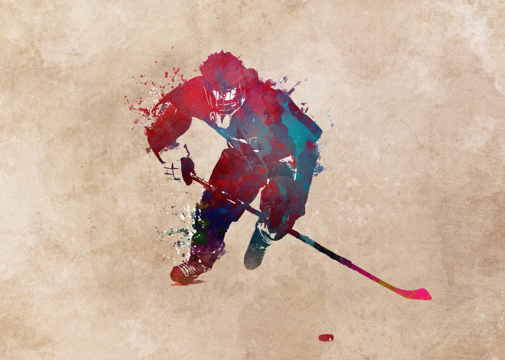 Hockeysportkunst 2 von Justyna Jaszke