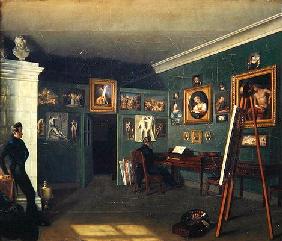 The Painter's Studio, 1830 (oil on canvas)