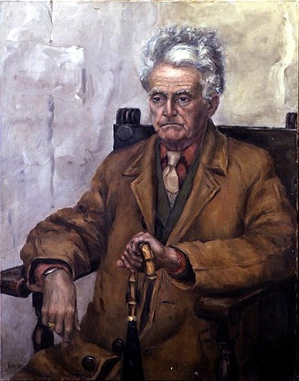 The Pensioner (oil on canvas)  von Karen  Armitage