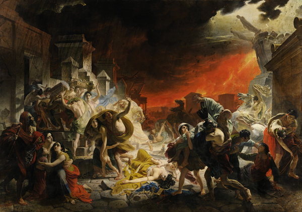 Der letzte Tag von Pompeji von Karl Pavlovich Bryullov