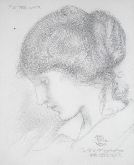 Head of a Girl von Karl Parsons