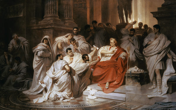 Die Ermordung Julius Caesar's. von Karl Theodor von Piloty