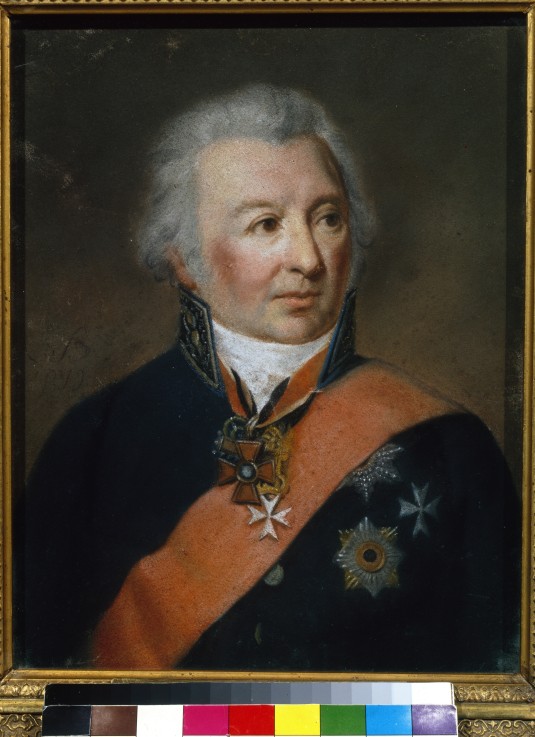 Porträt von Alexander Alexandrowitsch Sablukow (1749-1828) von Karl Wilhelm Bardou