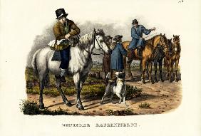 German Farm Horses 1824
