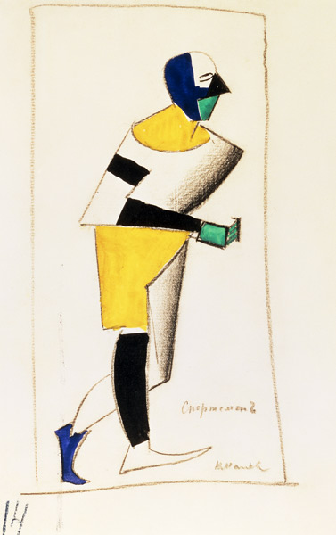 Malevich / The Athlete von Kasimir Sewerinowitsch Malewitsch