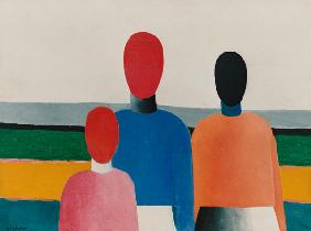 K.Malevich, Three female figures / 1928