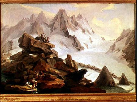 The Mountains at Lauteraar von Kaspar Wolf