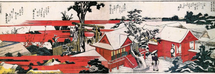 Am Ufer des Sumida-Flusses von Katsushika Hokusai