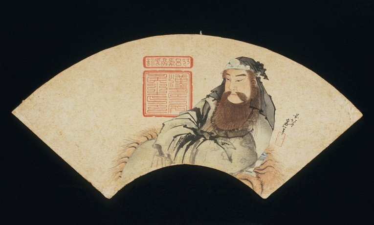 Chinesischer Gott des Krieges von Katsushika Hokusai