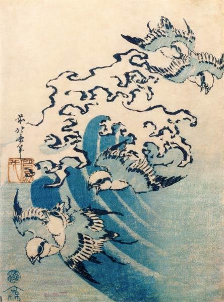Waves and Birds, c.1825 1825