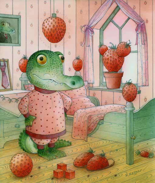 Strawberry Day, 2006 (w/c on paper) 