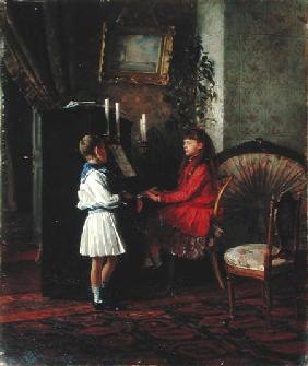 Children at the Piano 1886