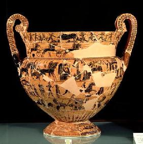 Side B of the Francois Vase, made by Ergotimos (fl.575-560 BC) c.570 BC (pottery) 19th