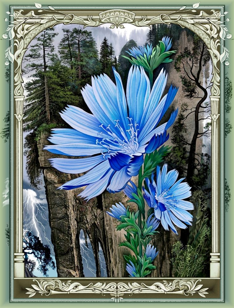 Blauen Blumen (Variante) von Konstantin Avdeev
