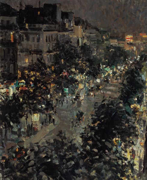 Paris bei Nacht, Boulevard des Italiens von Konstantin Alexejewitsch Korowin