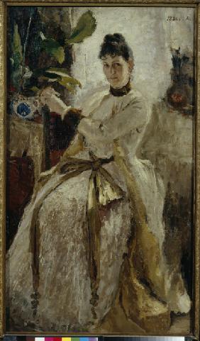 Porträt von Fürstin Sofia Nikolajewna Golizyna 1886