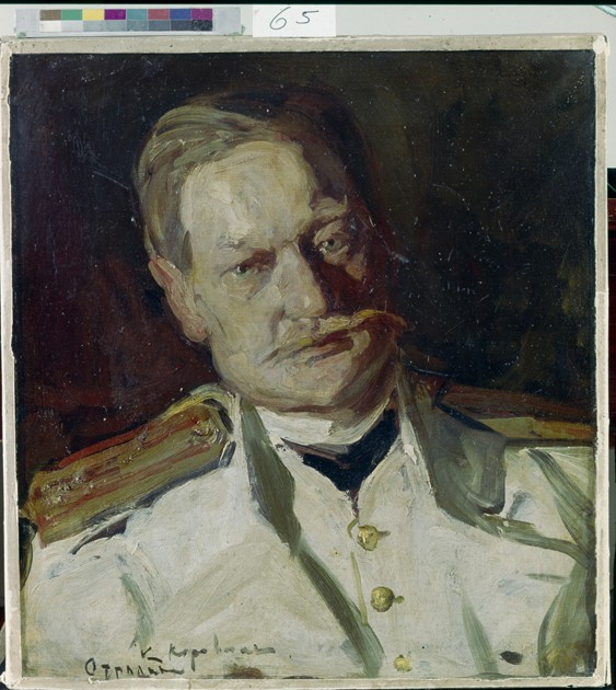 Porträt von Wladimir Arkadiewitsch Teljakowski (1860-1924) von Konstantin Alexejewitsch Korowin