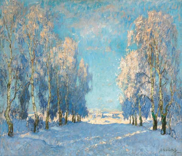 Wintertag von Konstantin Ivanovich Gorbatov