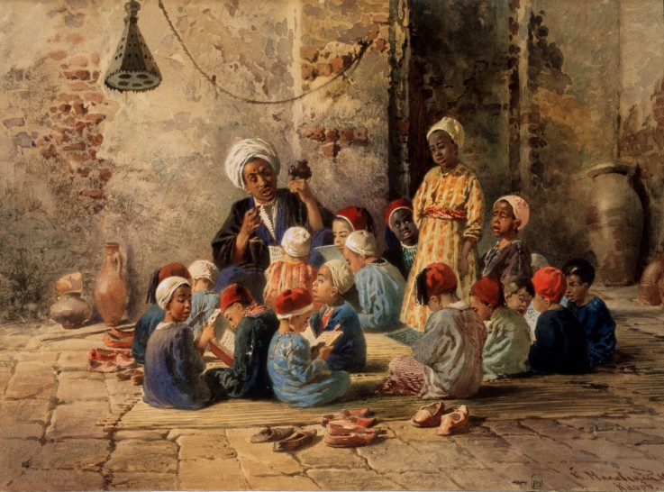 Eine Schule in Kairo von Konstantin Jegorowitsch Makowski