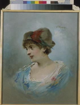 Porträt der Ballettänzerin Marie Petipa (1857-1930)