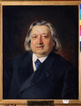Porträt des Sängers Ossip Petrow (1807-1878) 1870