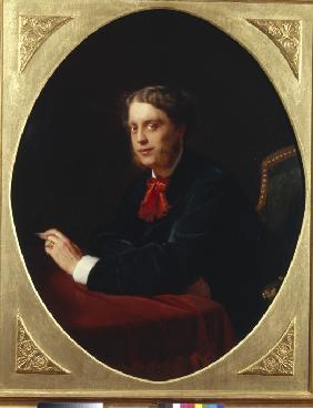 Porträt von Nikolai Sergejewitsch Graf Stroganow (1836-1905) 1865
