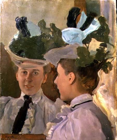 Lady at the Mirror von Konstantin Somow