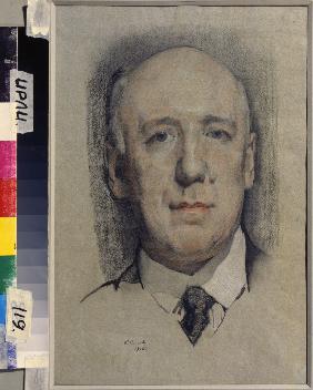 Porträt des Schriftstellers Fjodor Sologub (1863-1927) 1920