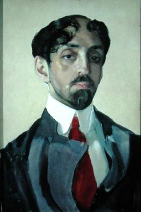 Portrait of Mikhail Kuzmin (1875-1936) 1909