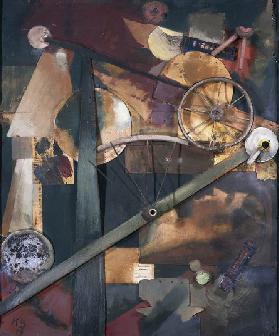 Konstruktion für edle Damen (Konstrucktion edle fur Frauen), von Kurt Schwitters (1887-1948) 1919