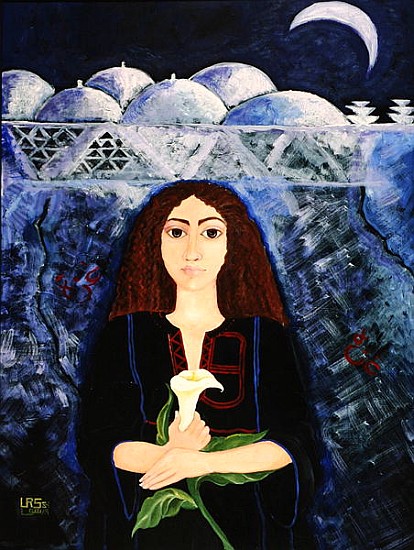 Hope (Part I), 1989 (acrylic on canvas)  von Laila  Shawa