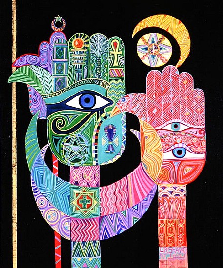 Symbols, 1992 (acrylic on canvas)  von Laila  Shawa