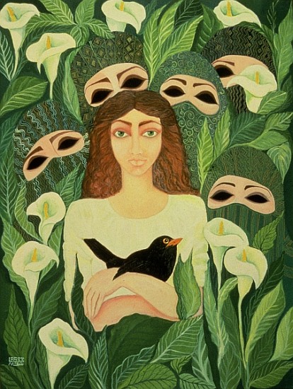 The Prisoner, 1988 (acrylic on canvas)  von Laila  Shawa