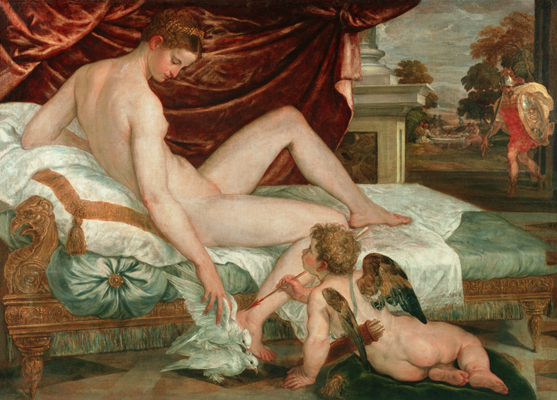 Venus und Amor von Lambert Sustris