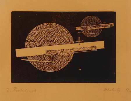 Ohne Titel (Zwei Kreise mit Balken) 1923