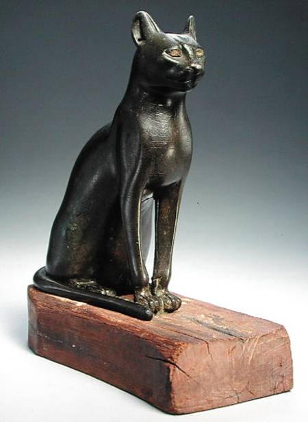 Seated cat von Late Period Egyptian