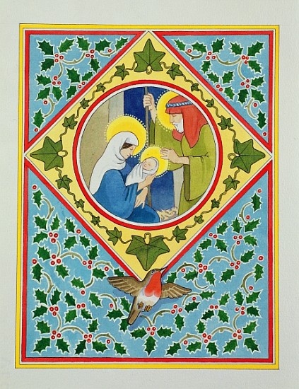 Nativity (w/c on paper)  von Lavinia  Hamer