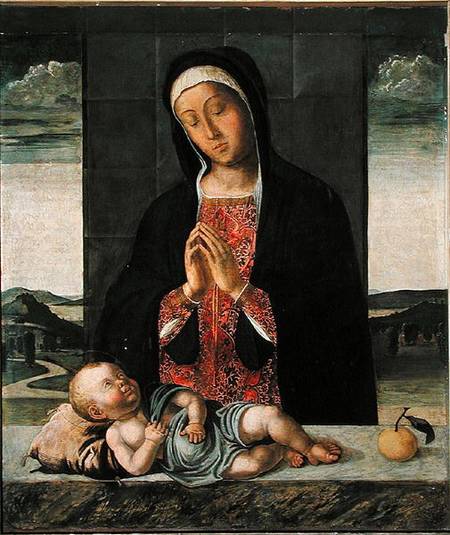 Virgin adoring the Child von Lazzaro Bastiani