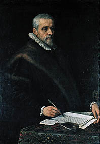 Portrait des Leonardo Armano (Leonhard Hermann) von Leandro da Ponte