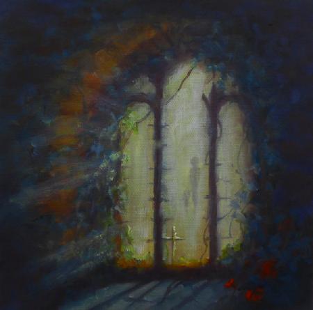 Day Light Light through a ruined church window 2018