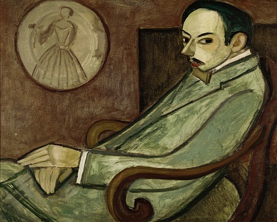 Portrait of Pierre-Jean Jouve (1887-1976) von Henri Le Fauconnier