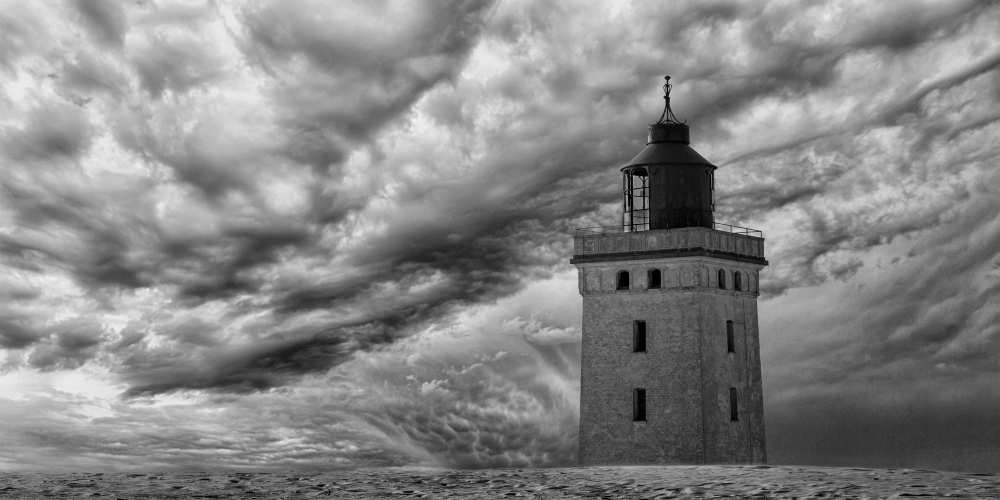 The lighthouse mood. von Leif Løndal