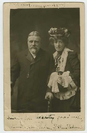 Sir Lawrence Alma-Tadema und Lady Alma-Tadema
